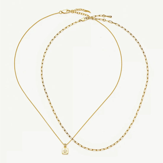 The Effortless Necklace Set | 18ct Gold Plated Necklaces Missoma 