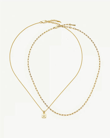The Effortless Necklace Set | 18ct Gold Plated Necklaces Missoma 