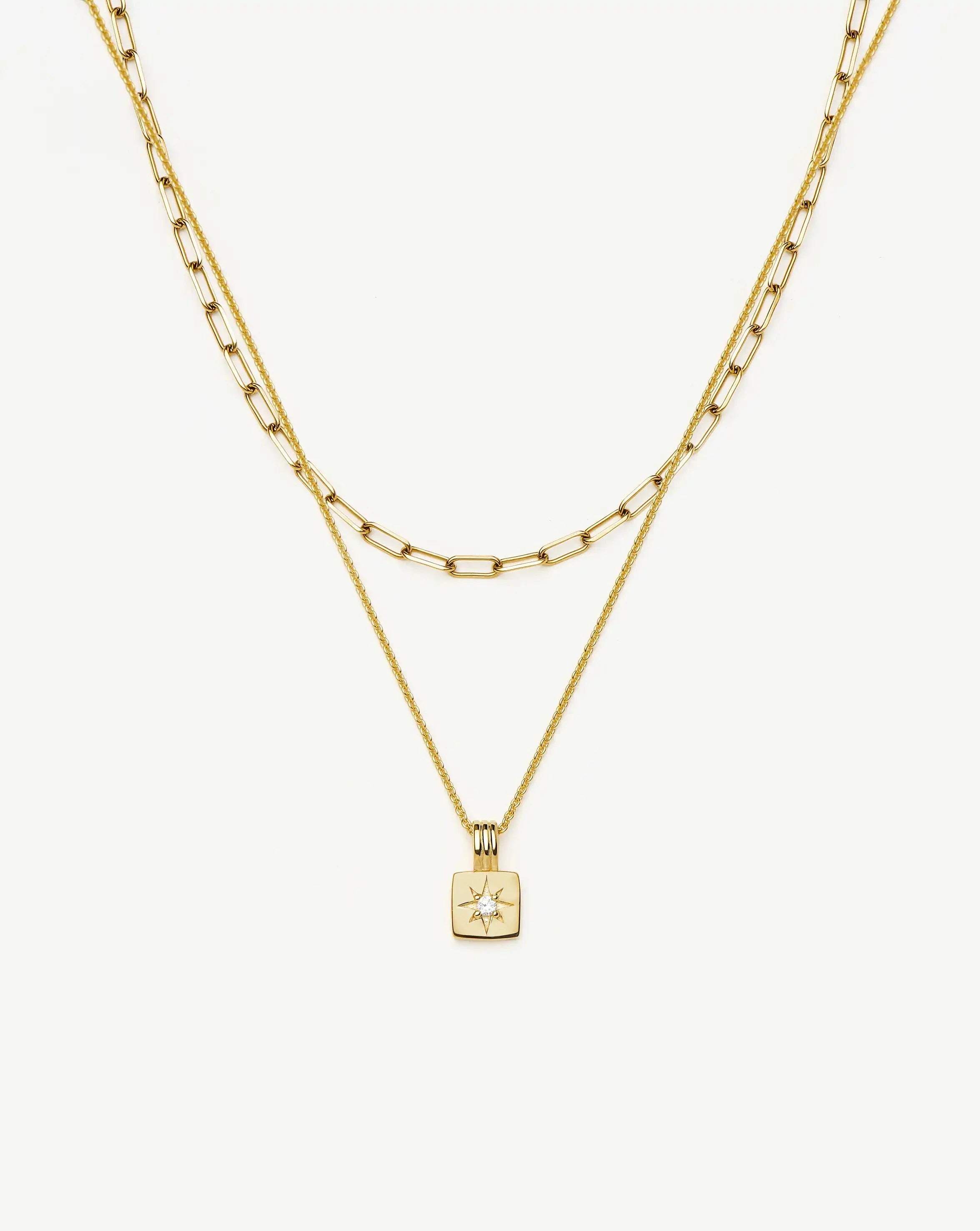 The Effortless Necklace Set | 18ct Gold Plated Necklaces Missoma 