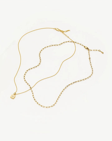 The Effortless Necklace Set | 18ct Gold Plated Necklaces Missoma 