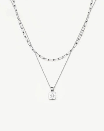 The Effortless Necklace Set | Platinum Plated Necklaces Missoma 
