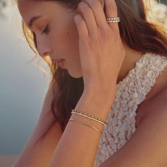 The Eternity Ring Set | 18ct Gold Vermeil/Sterling Silver/Cubic Zirconia Rings Missoma 