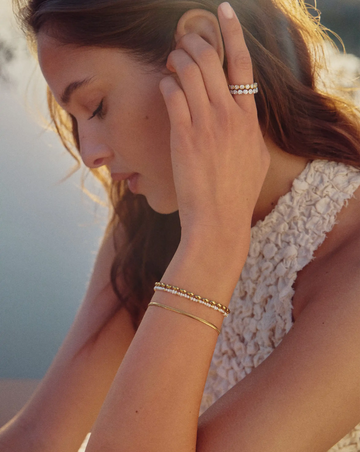The Eternity Ring Set | 18ct Gold Vermeil/Sterling Silver/Cubic Zirconia Rings Missoma 