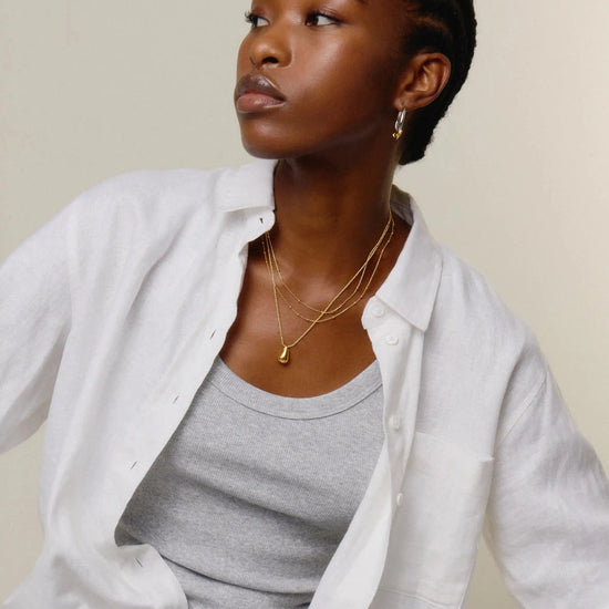 The Everyday Layering Necklace Set | 18ct Gold Vermeil Necklace Sets Missoma 