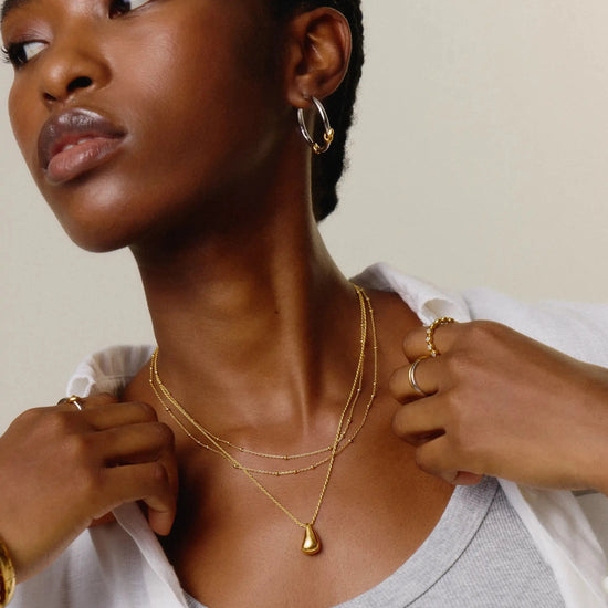The Everyday Layering Necklace Set | 18ct Gold Vermeil Necklace Sets Missoma 