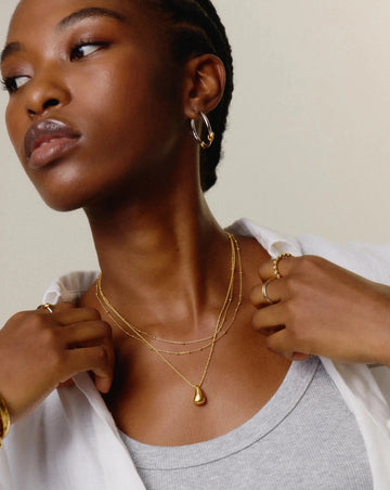 The Everyday Layering Necklace Set | 18ct Gold Vermeil Necklace Sets Missoma 