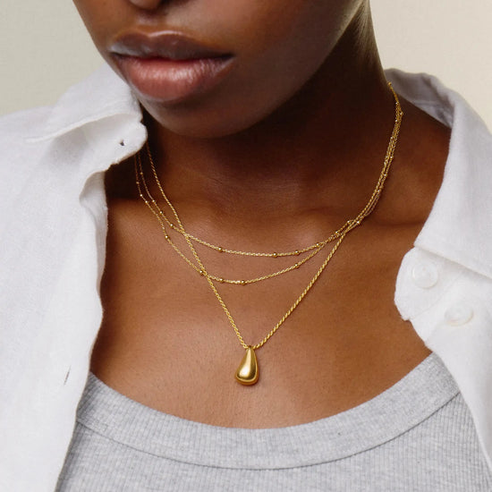 The Everyday Layering Necklace Set | 18ct Gold Vermeil Necklace Sets Missoma 