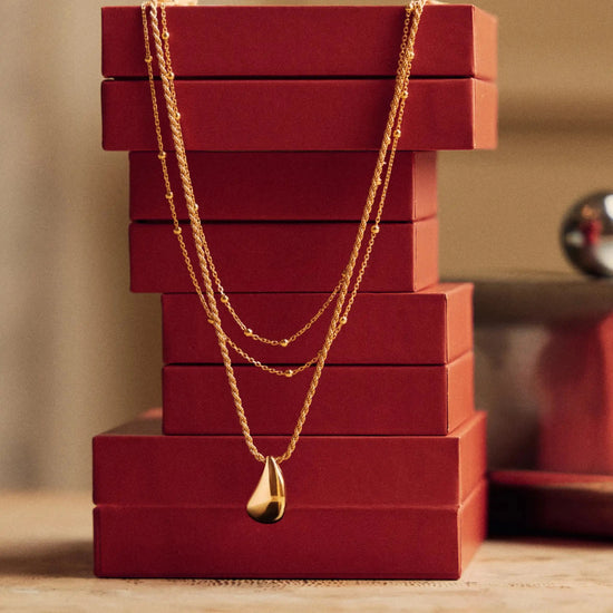 The Everyday Layering Necklace Set | 18ct Gold Vermeil Necklace Sets Missoma 