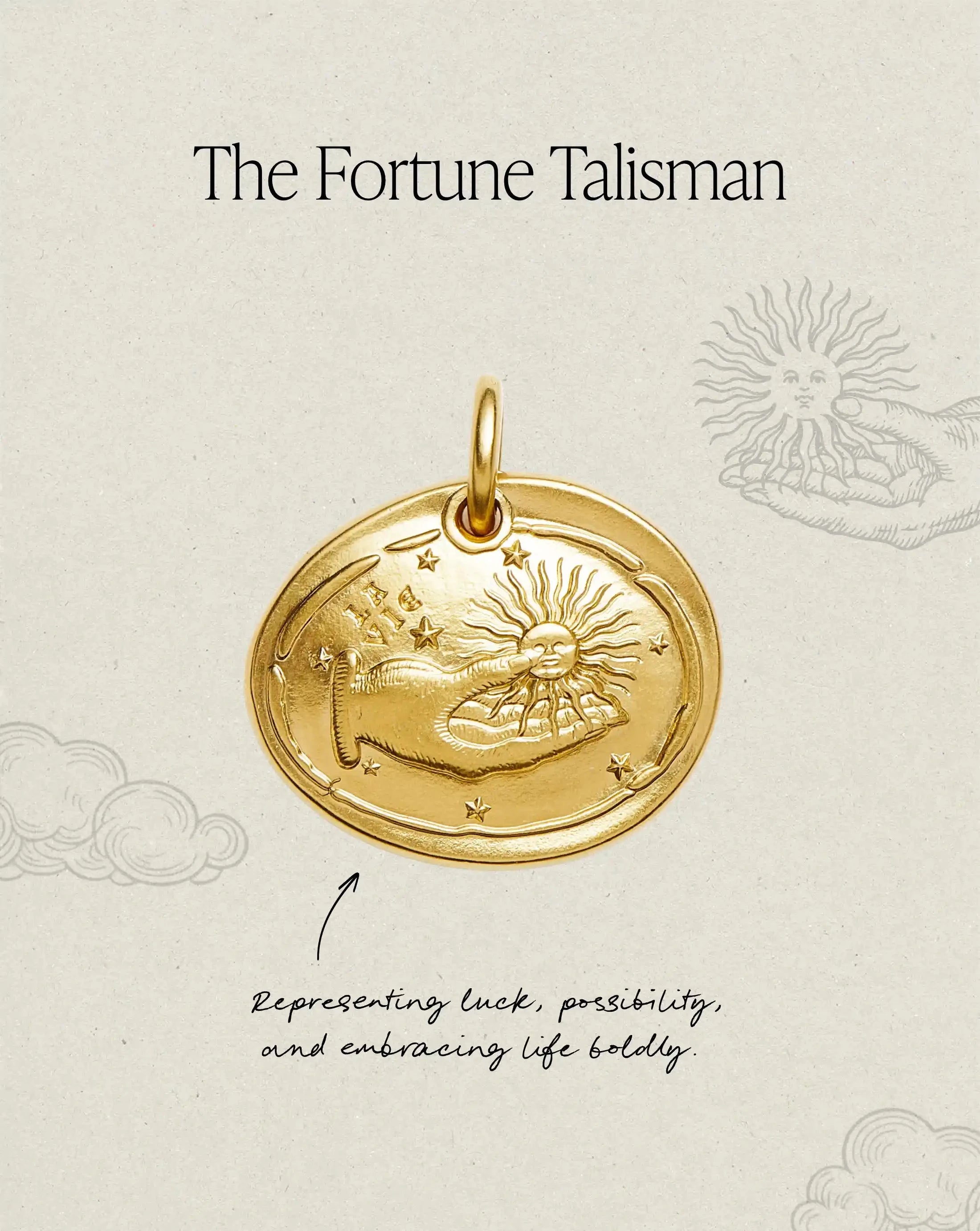 The Fortune Talisman Necklace | 18ct Gold Plated Necklaces Missoma 