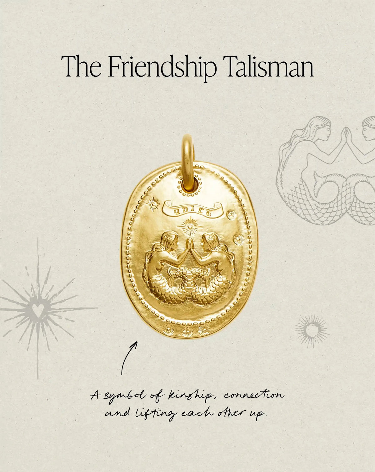 The Friendship Talisman Necklace | 18ct Gold Plated Necklaces Missoma 