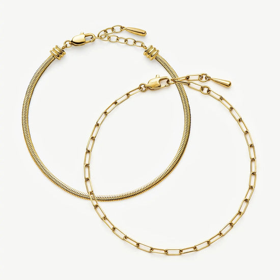 The Go-To Bracelet Set | 18ct Gold Plated Bracelets Missoma 