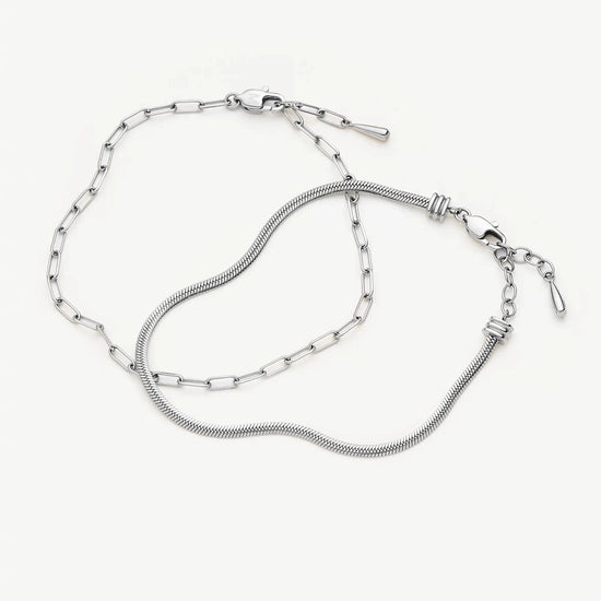 The Go-To Bracelet Set | Platinum Plated Bracelets Missoma 