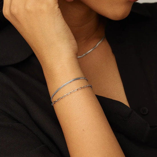 The Go-To Bracelet Set | Platinum Plated Bracelets Missoma 