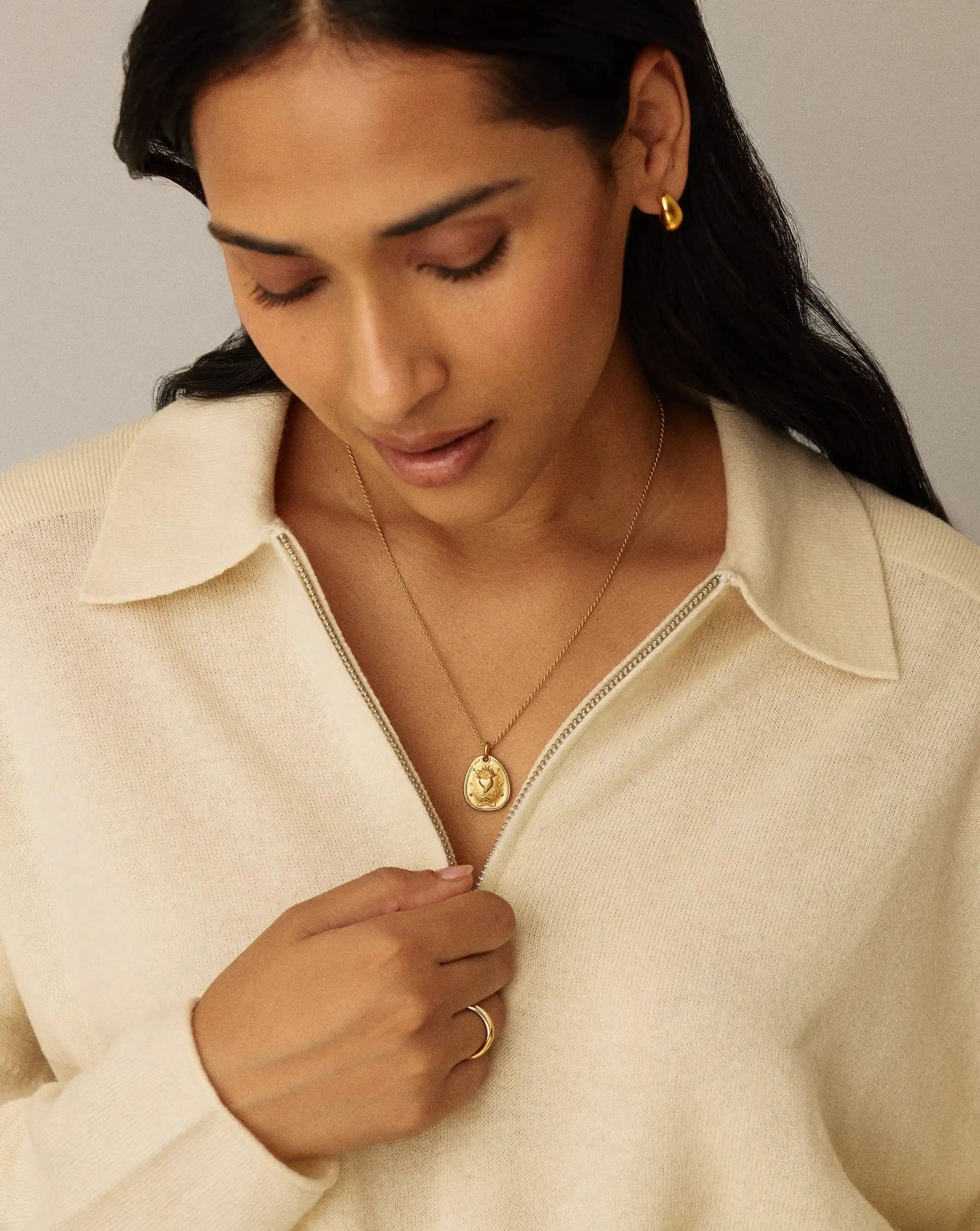 The Heart Talisman Necklace | 18ct Gold Plated Necklaces Missoma 