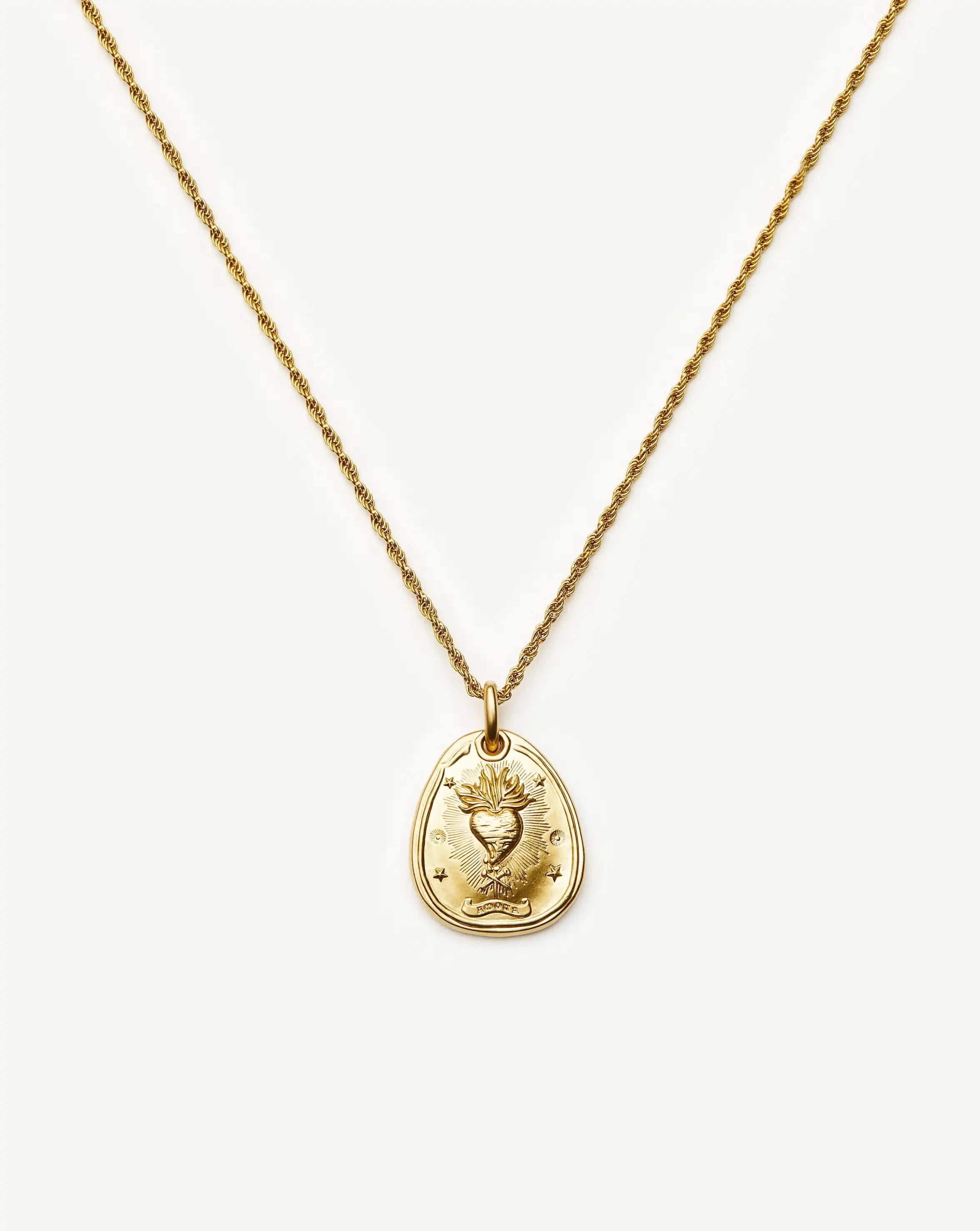 The Heart Talisman Necklace | 18ct Gold Plated Necklaces Missoma 