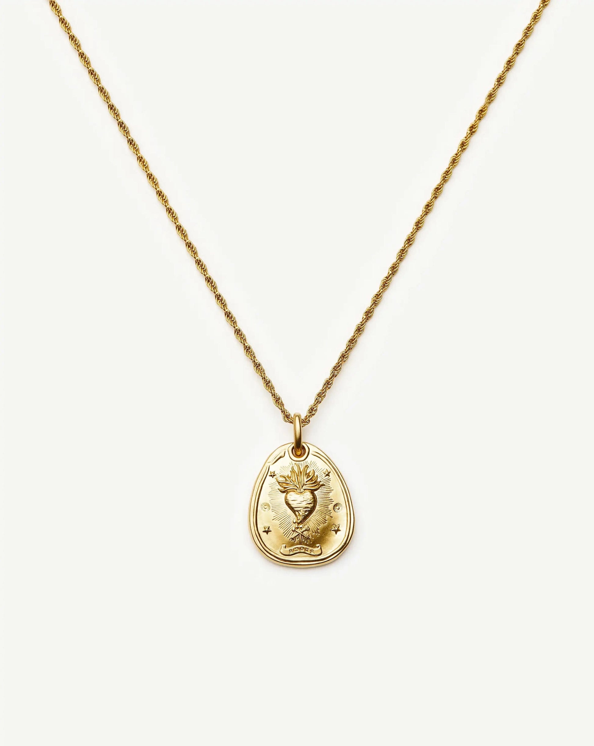 The Heart Talisman Necklace | 18ct Gold Plated Necklaces Missoma 