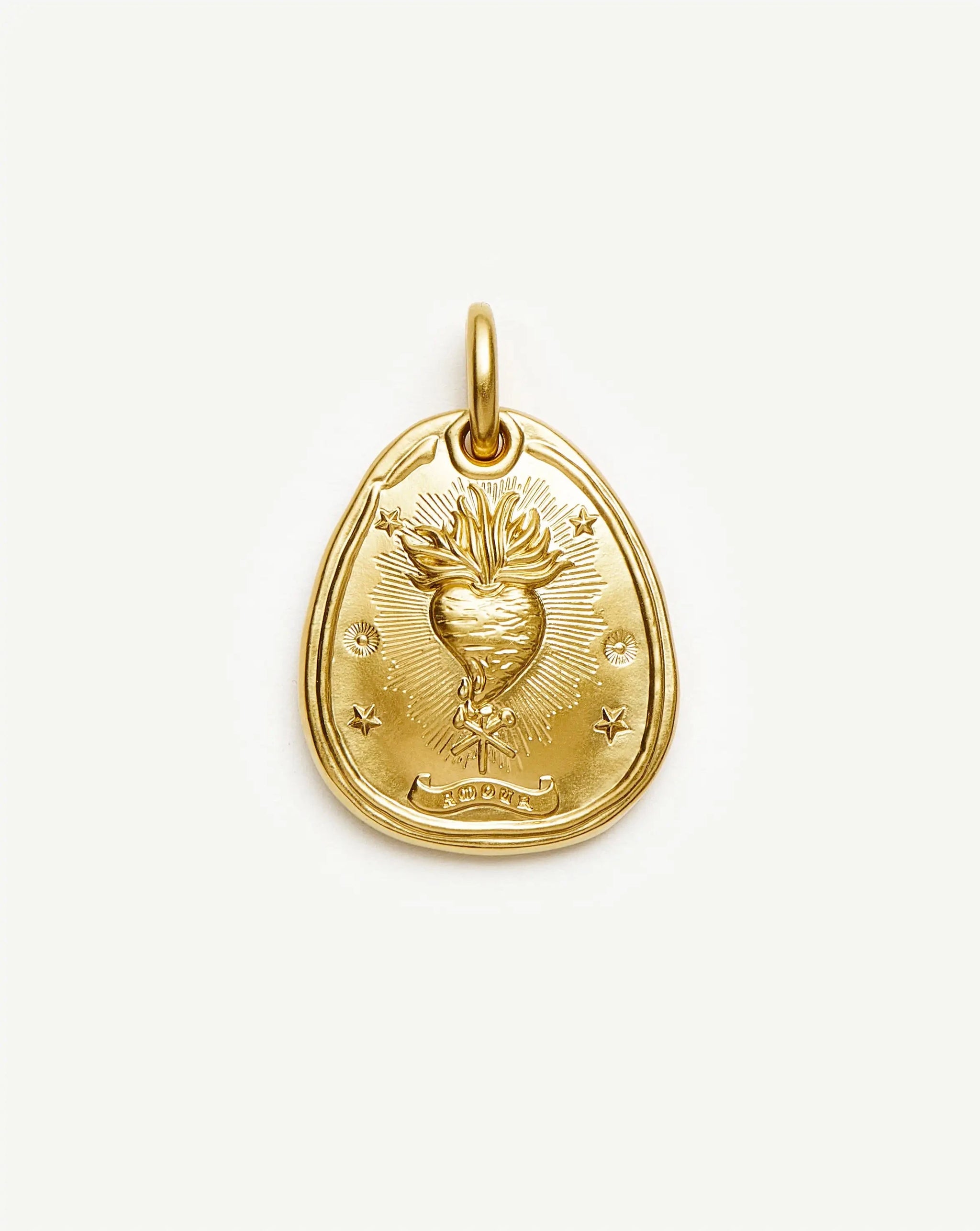 The Heart Talisman Pendant | 18ct Gold Plated Pendants Missoma 