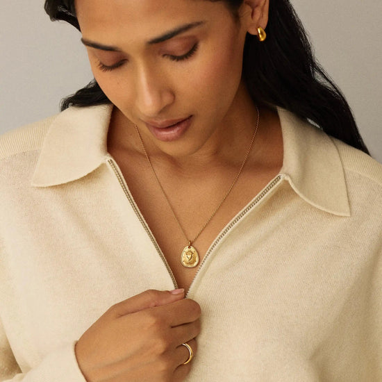 The Heart Talisman Pendant | 18ct Gold Plated Pendants Missoma 