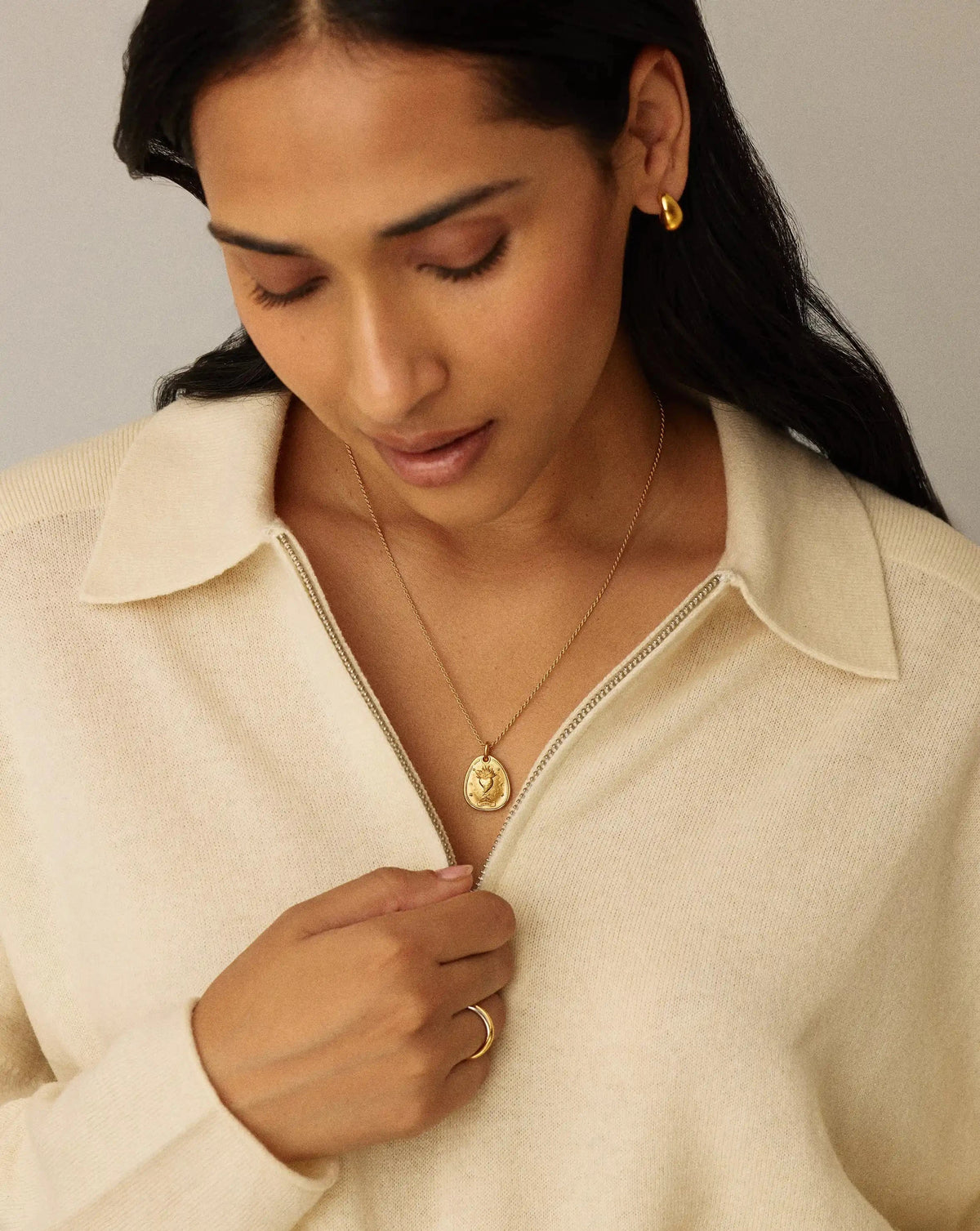 The Heart Talisman Pendant | 18ct Gold Plated Pendants Missoma 