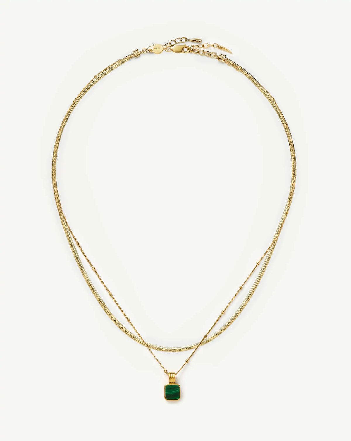 The Malachite Necklace Set | 18ct Gold Vermeil, 18ct Gold Plated Necklace Sets Missoma 