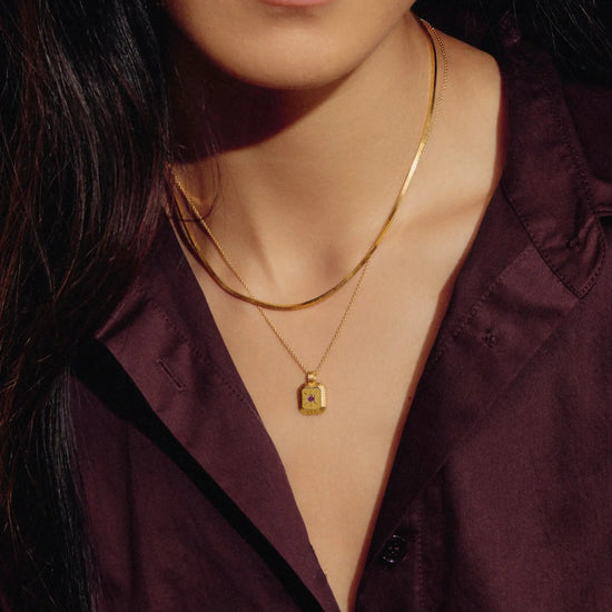 The Meaningful October Birthstone Set | 18ct Gold Vermeil/Pink Tourmaline Mixed Jewellery Sets Missoma 