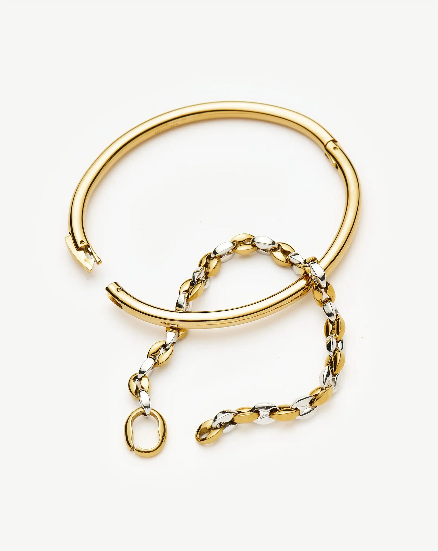 The Mix it Up Bracelet Set | Mixed Metal Bracelets Missoma 