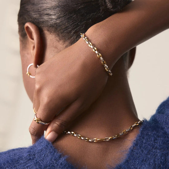The Mixed Metal Chain Set | Mixed Metal Necklace Sets Missoma 
