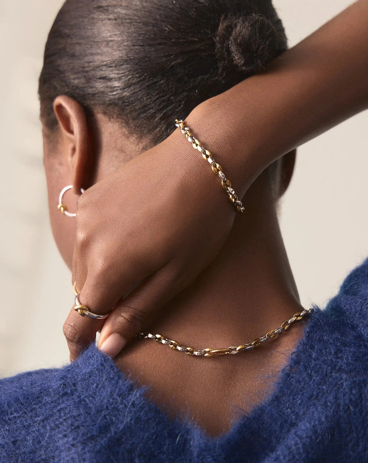 The Mixed Metal Chain Set | Mixed Metal Necklace Sets Missoma 