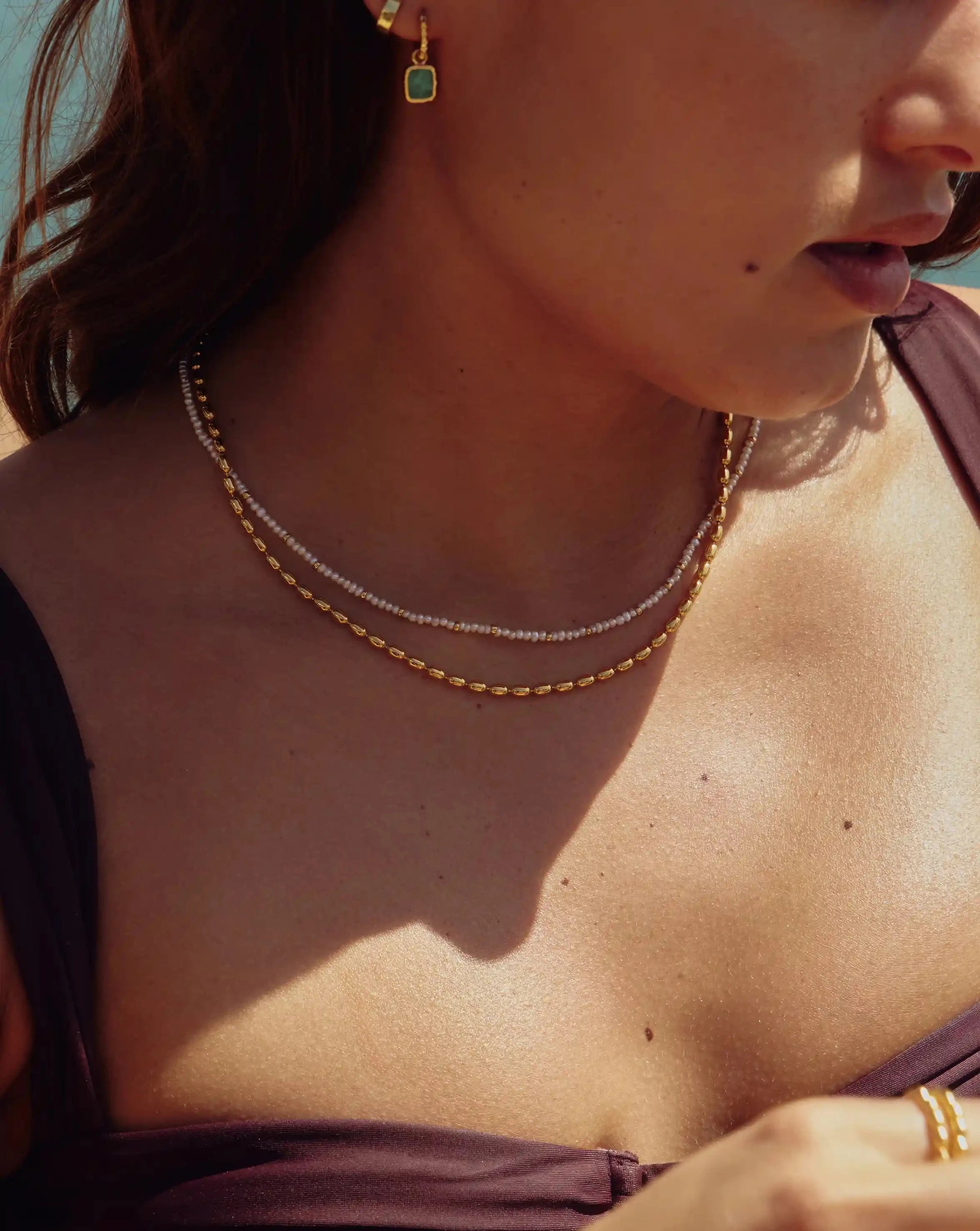 The Pearl-fect Necklace Set | 18ct Gold Plated Necklaces Missoma 