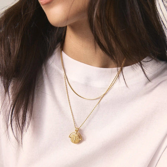 The Roman Arc Everyday Necklace Set | 18ct Gold Plated Necklace Sets Missoma 