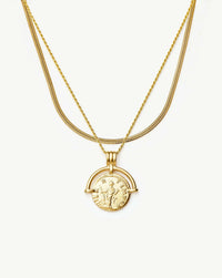The Roman Arc Everyday Necklace Set | 18ct Gold Plated Necklace Sets Missoma 