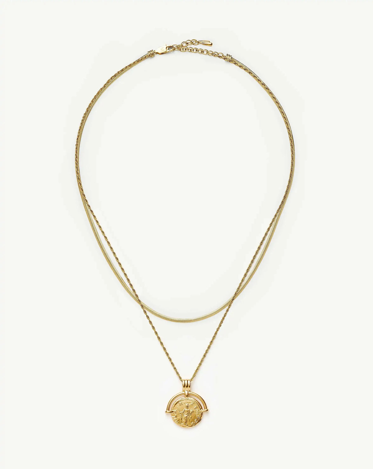 The Roman Arc Everyday Necklace Set | 18ct Gold Plated Necklace Sets Missoma 