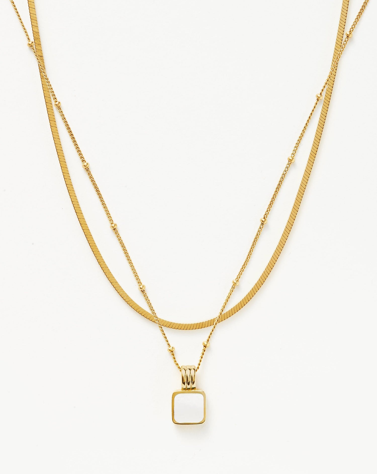The Signature Gemstone Necklace Set Necklace Sets Missoma 