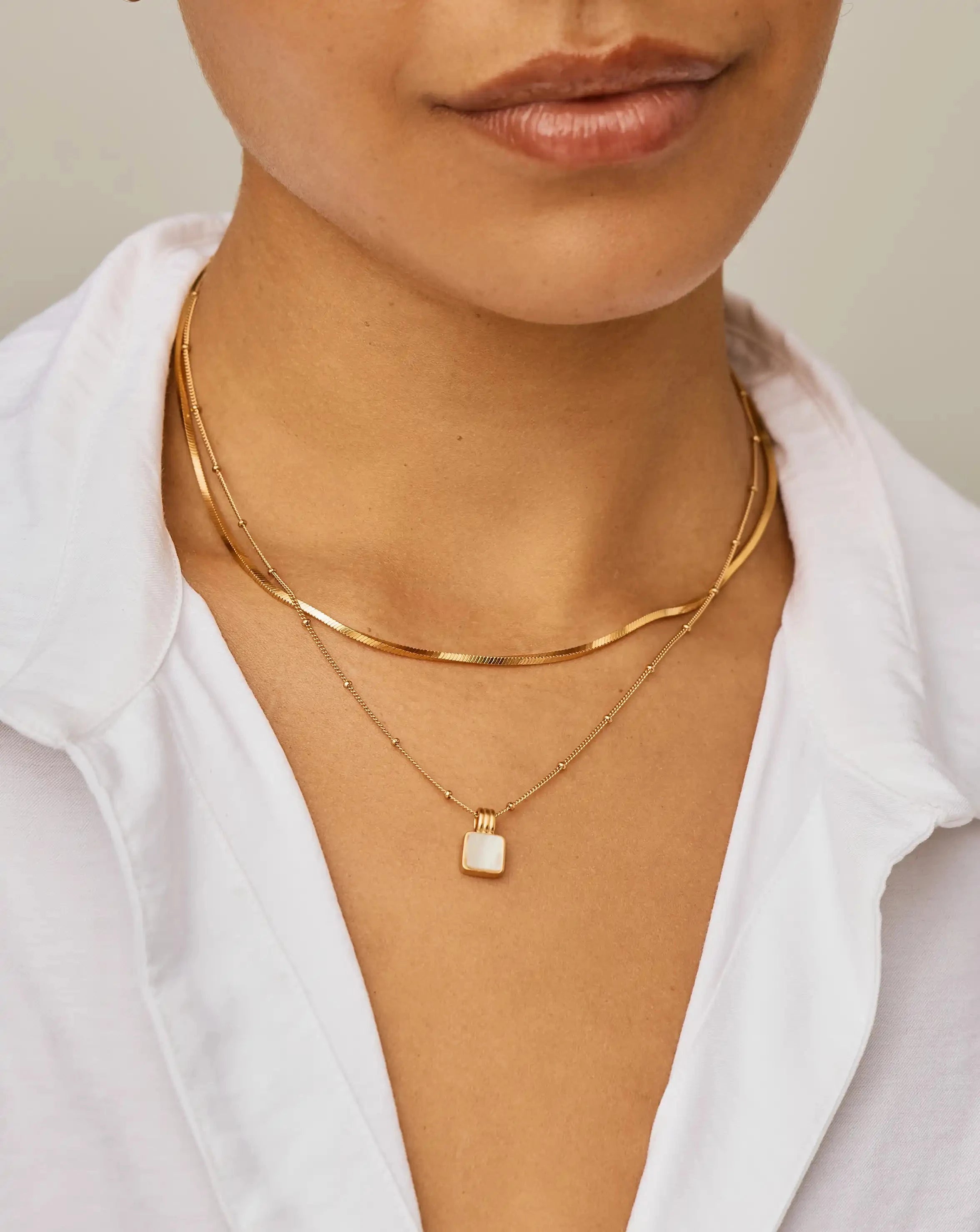 The Signature Gemstone Necklace Set Necklaces Missoma 
