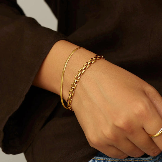The Timeless Bracelet Set | 18ct Gold Plated Bracelets Missoma 