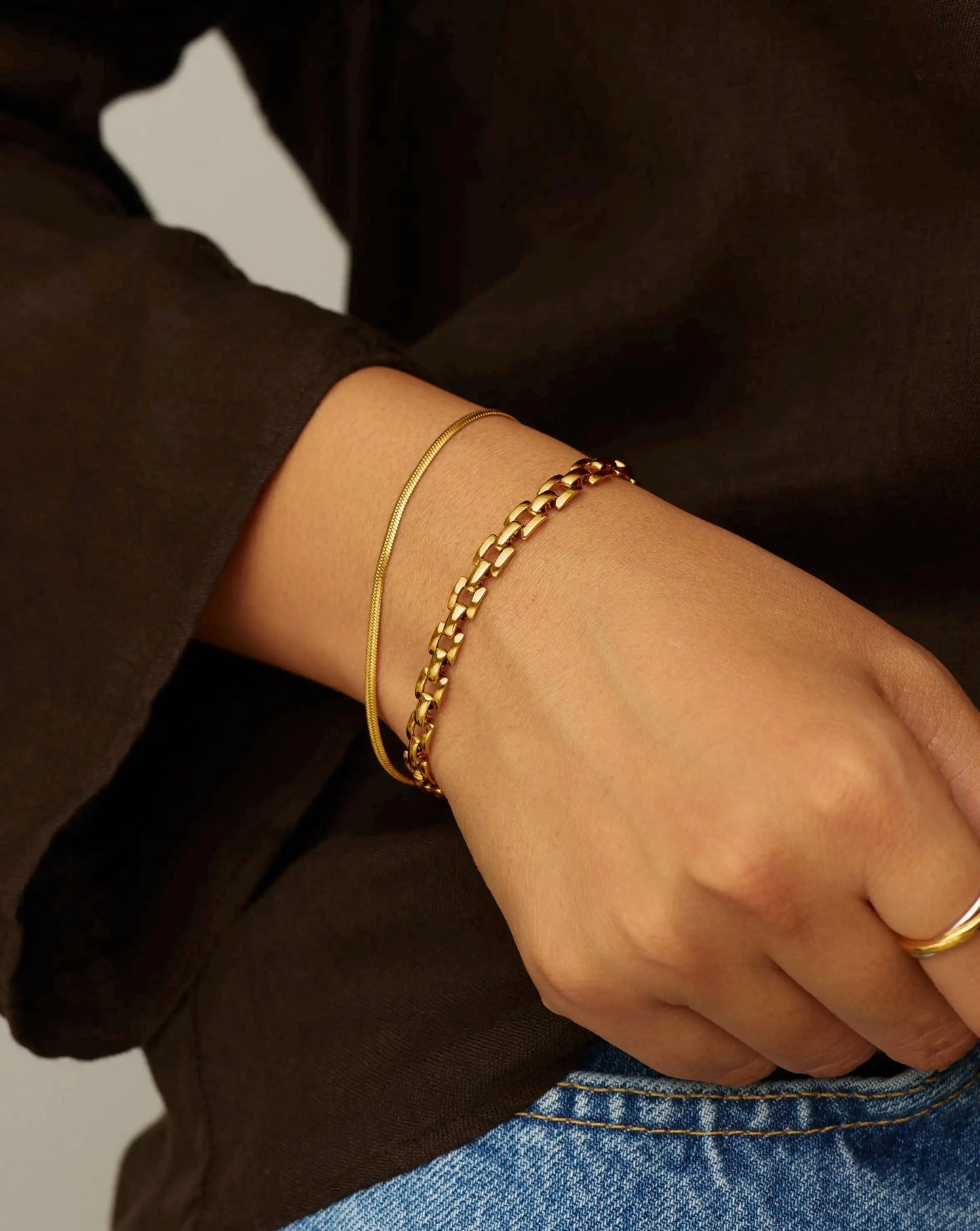 The Timeless Bracelet Set | 18ct Gold Plated Bracelets Missoma 