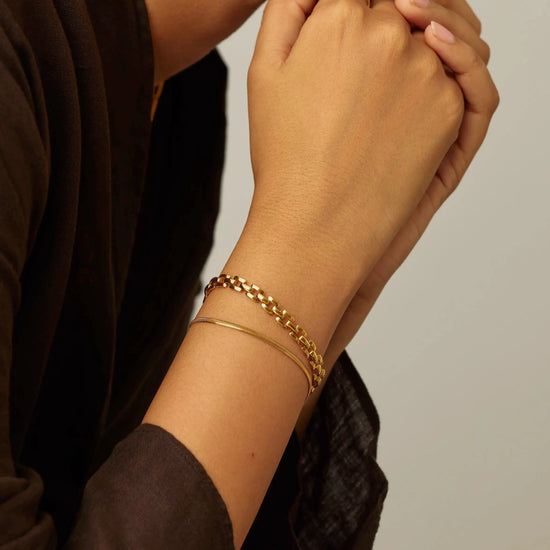 The Timeless Bracelet Set | 18ct Gold Plated Bracelets Missoma 