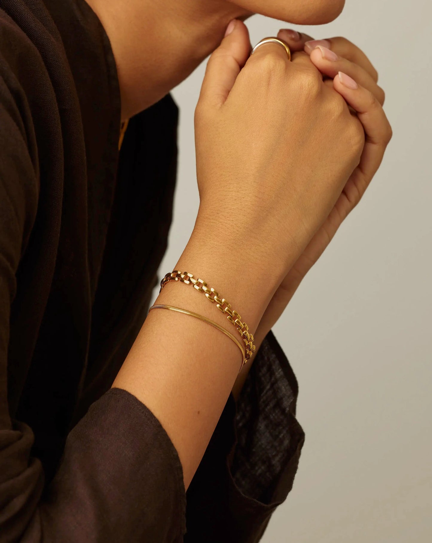 The Timeless Bracelet Set | 18ct Gold Plated Bracelets Missoma 