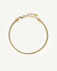 Thin Snake Chain Bracelet | 18ct Gold Plated Bracelets Missoma 