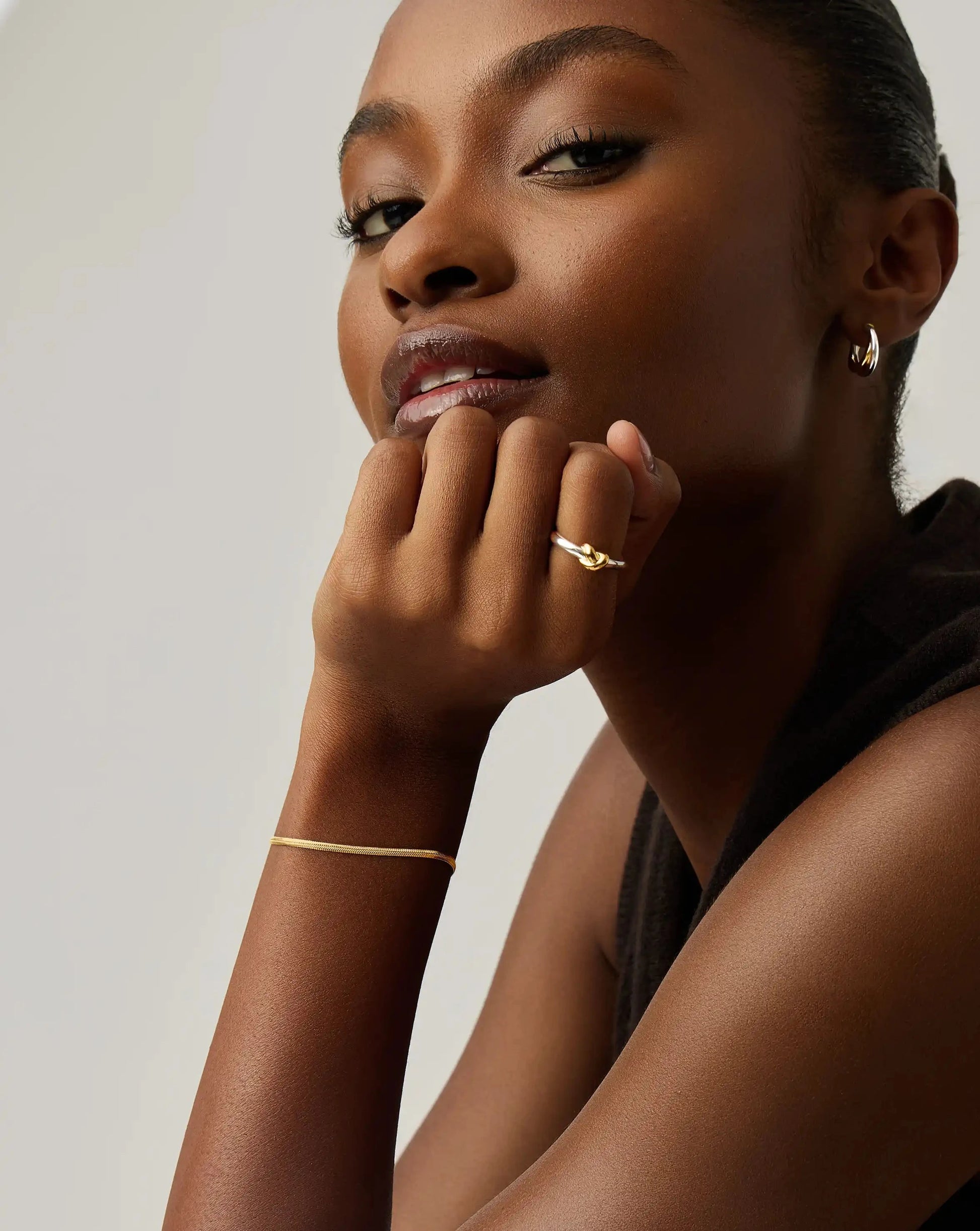 Thin Snake Chain Bracelet | 18ct Gold Plated Bracelets Missoma 