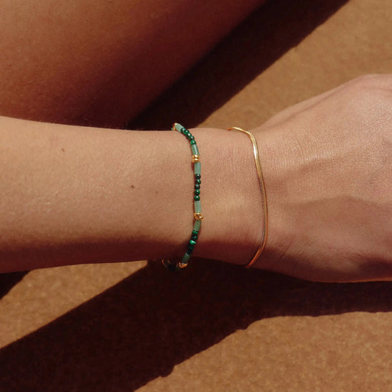 Thin Snake Chain Bracelet | 18ct Gold Plated Bracelets Missoma 