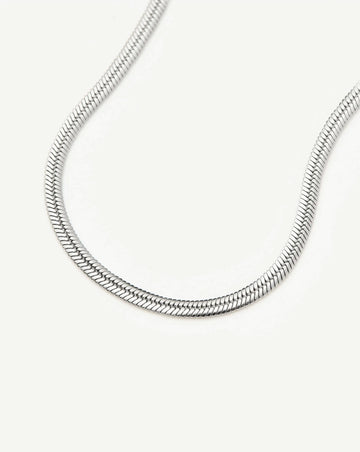 Thin Snake Chain Bracelet | Platinum Plated Bracelets Missoma 