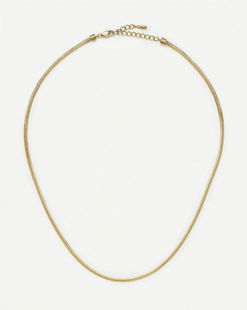 Thin Snake Chain Necklace | 18ct Gold Plated Necklaces Missoma 