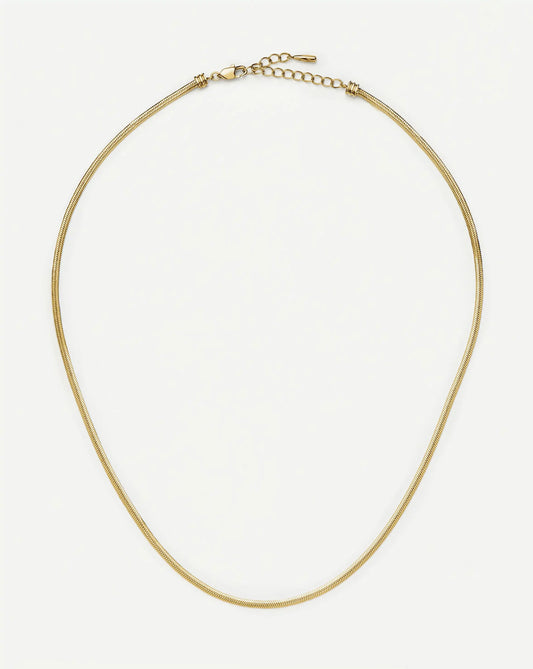 Thin Snake Chain Necklace | 18ct Gold Plated Necklaces Missoma 