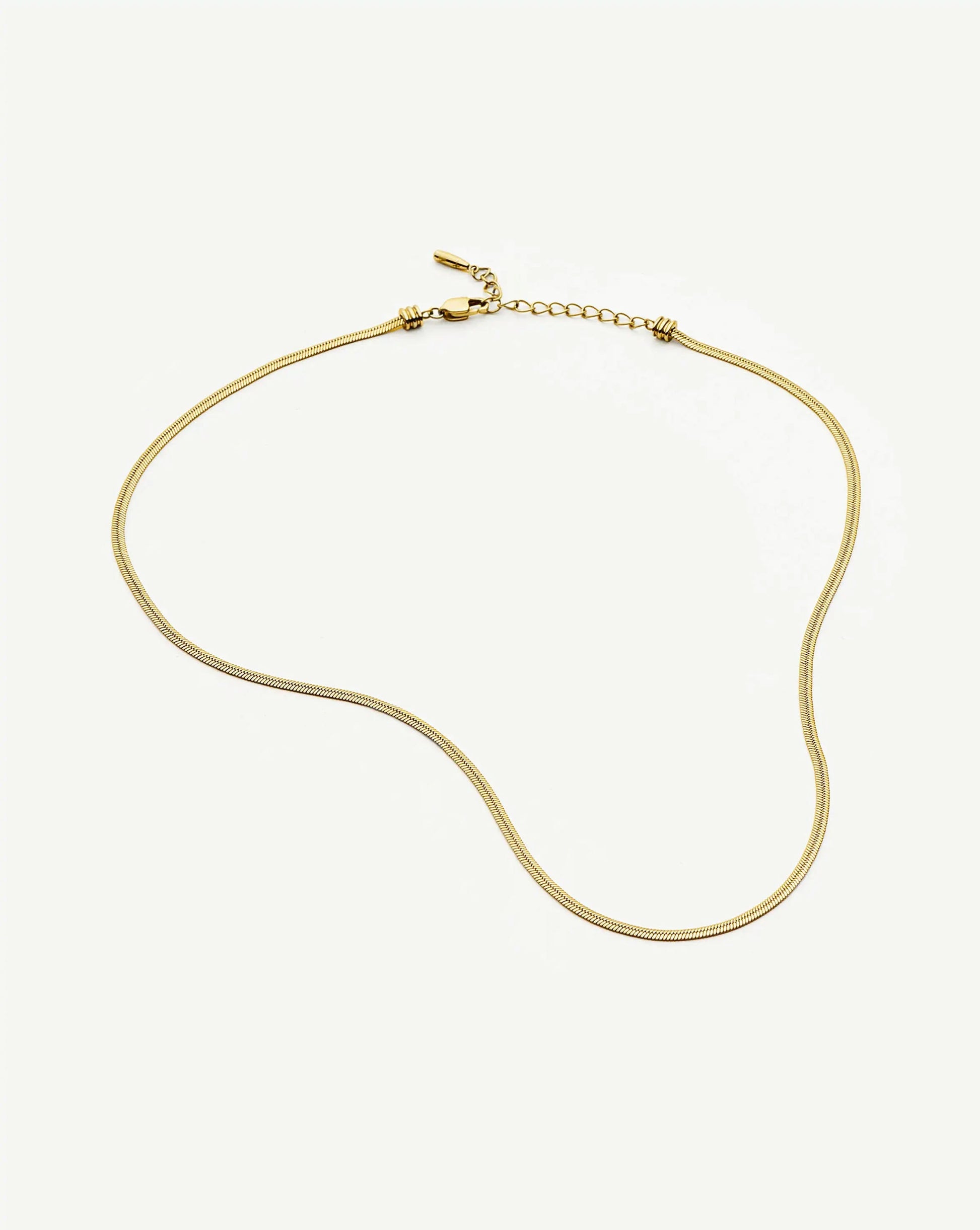Thin Snake Chain Necklace | 18ct Gold Plated Necklaces Missoma 