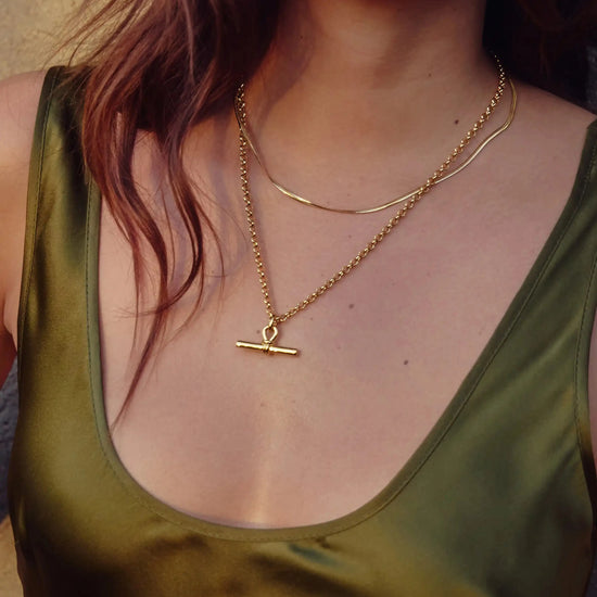 Thin Snake Chain Necklace | 18ct Gold Plated Necklaces Missoma 