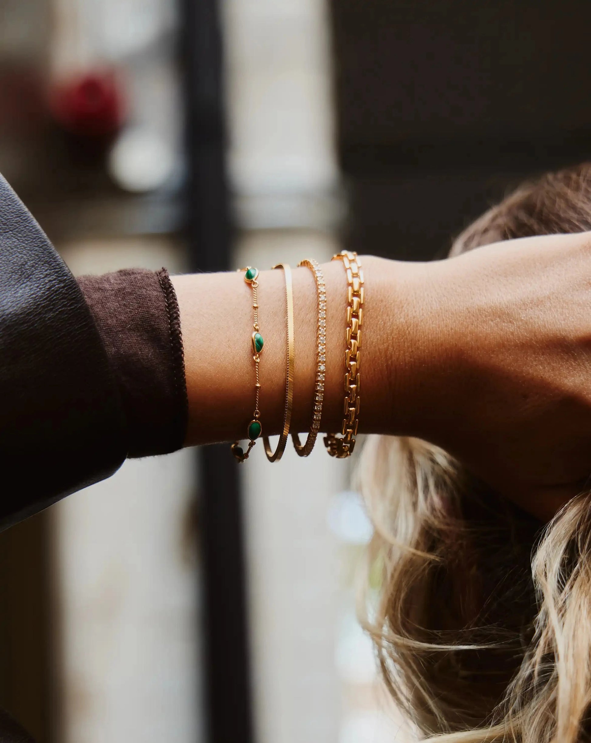Timepiece Link Chain Bracelet | 18ct Gold Plated Bracelets Missoma 
