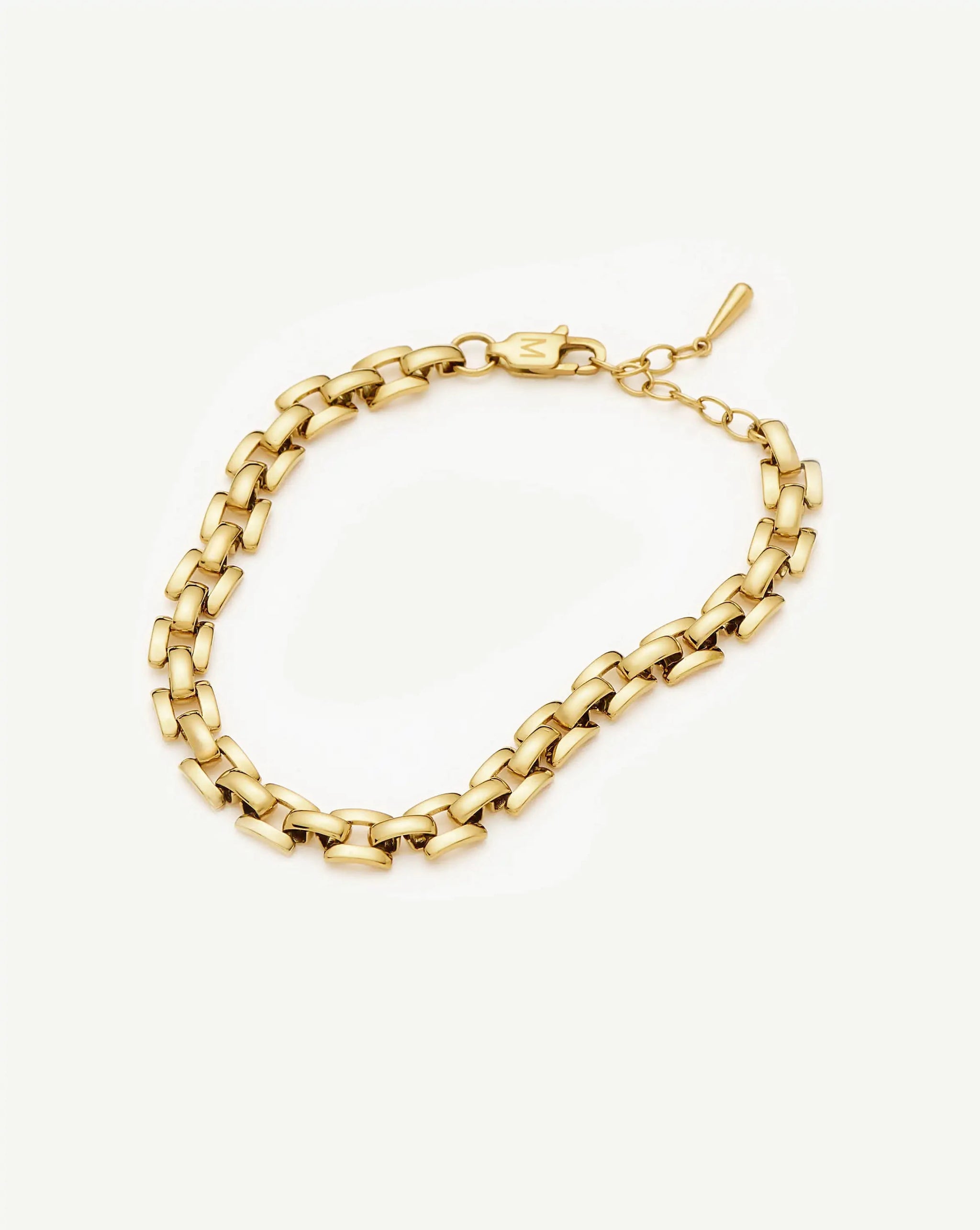 Timepiece Link Chain Bracelet | 18ct Gold Plated Bracelets Missoma 