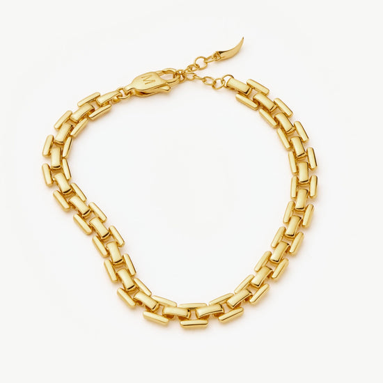 Timepiece Link Chain Bracelet | 18ct Gold Plated Bracelets Missoma 