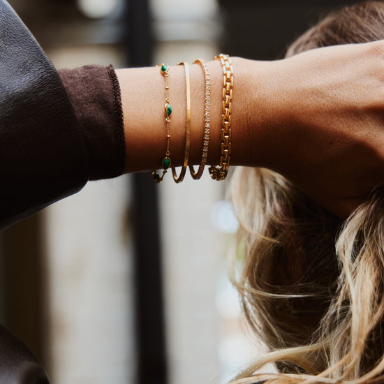 Timepiece Link Chain Bracelet | 18ct Gold Plated Bracelets Missoma 